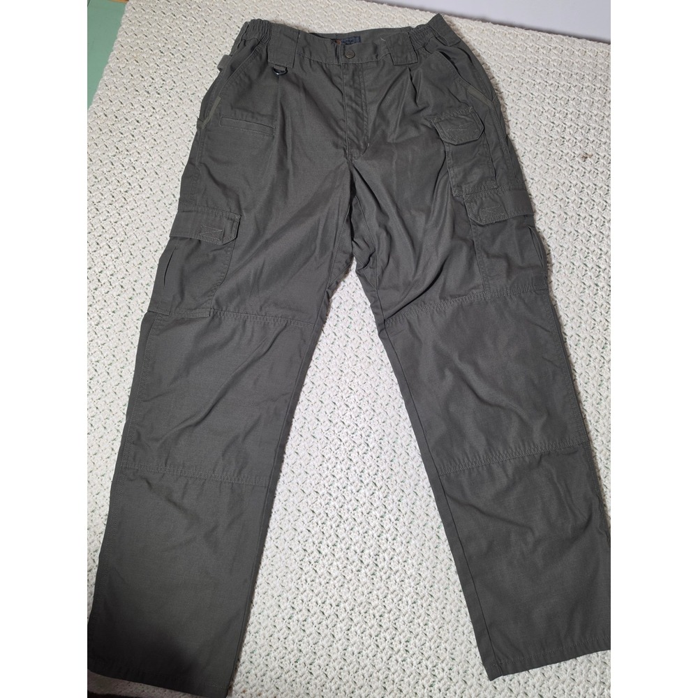 5.11 Tactical Cargo Pants Mens 32x32 Green Ripstop Multi-Pocket Utility
